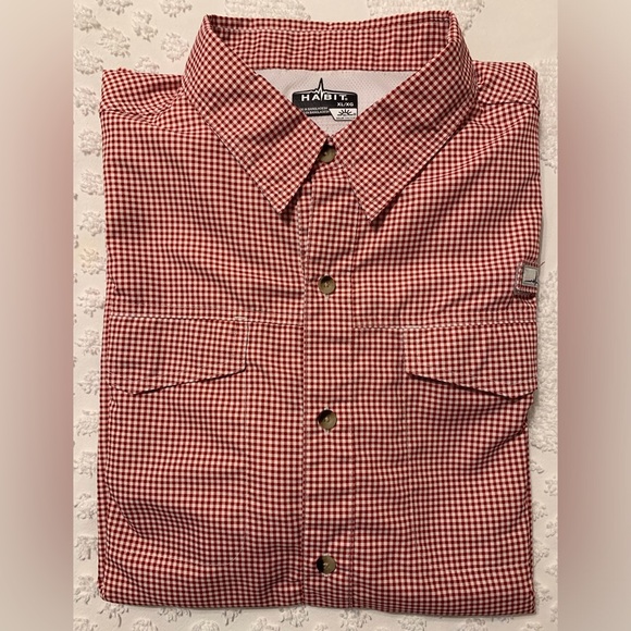 Habit Other - Habit Men’s shirt size XL Red and White checkered.  Excellent condition.